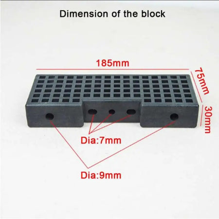 Kayak Motor Mount Kit - Durable Trolling Block Board Accessory