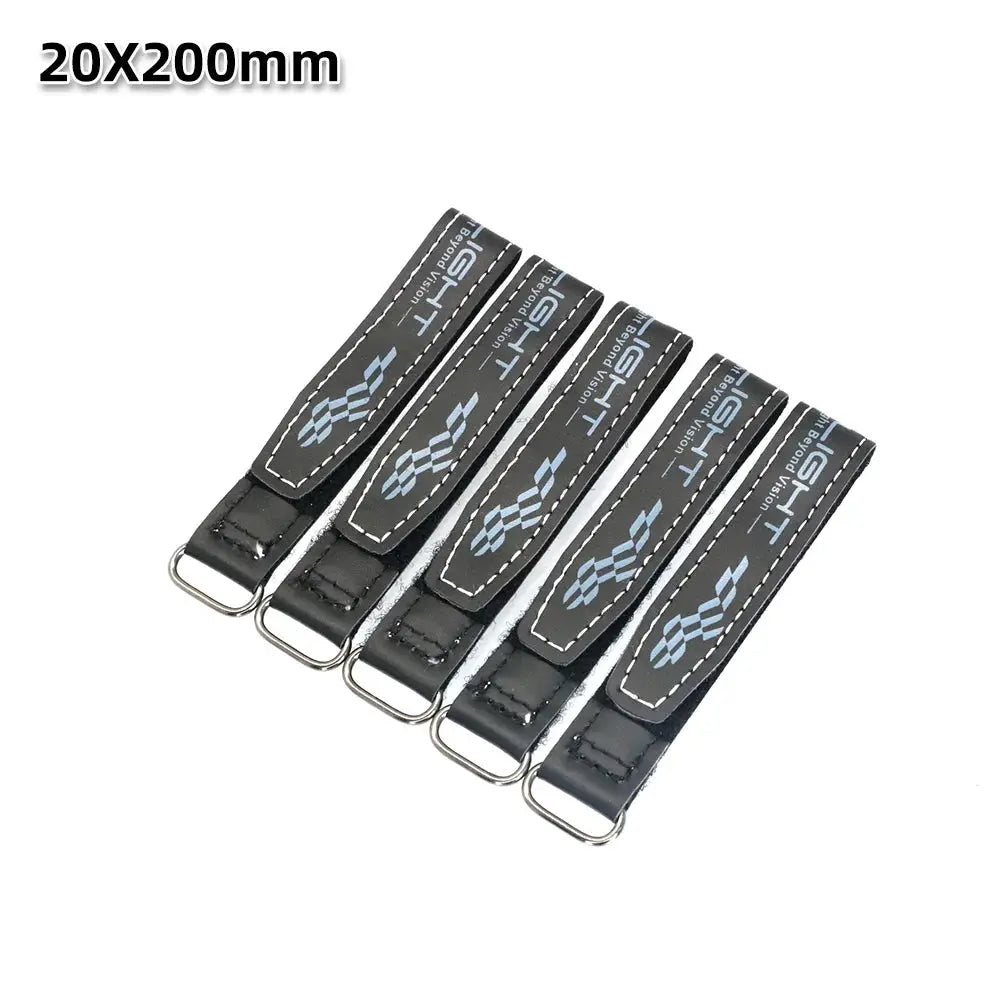 5pcs IFlight 20mm 15mm Width 500mm 400mm 300mm 250mm 200mm Length Microfiber Battery Strap Non-slip Belt for FPV by InterCyprus Trading Ltd