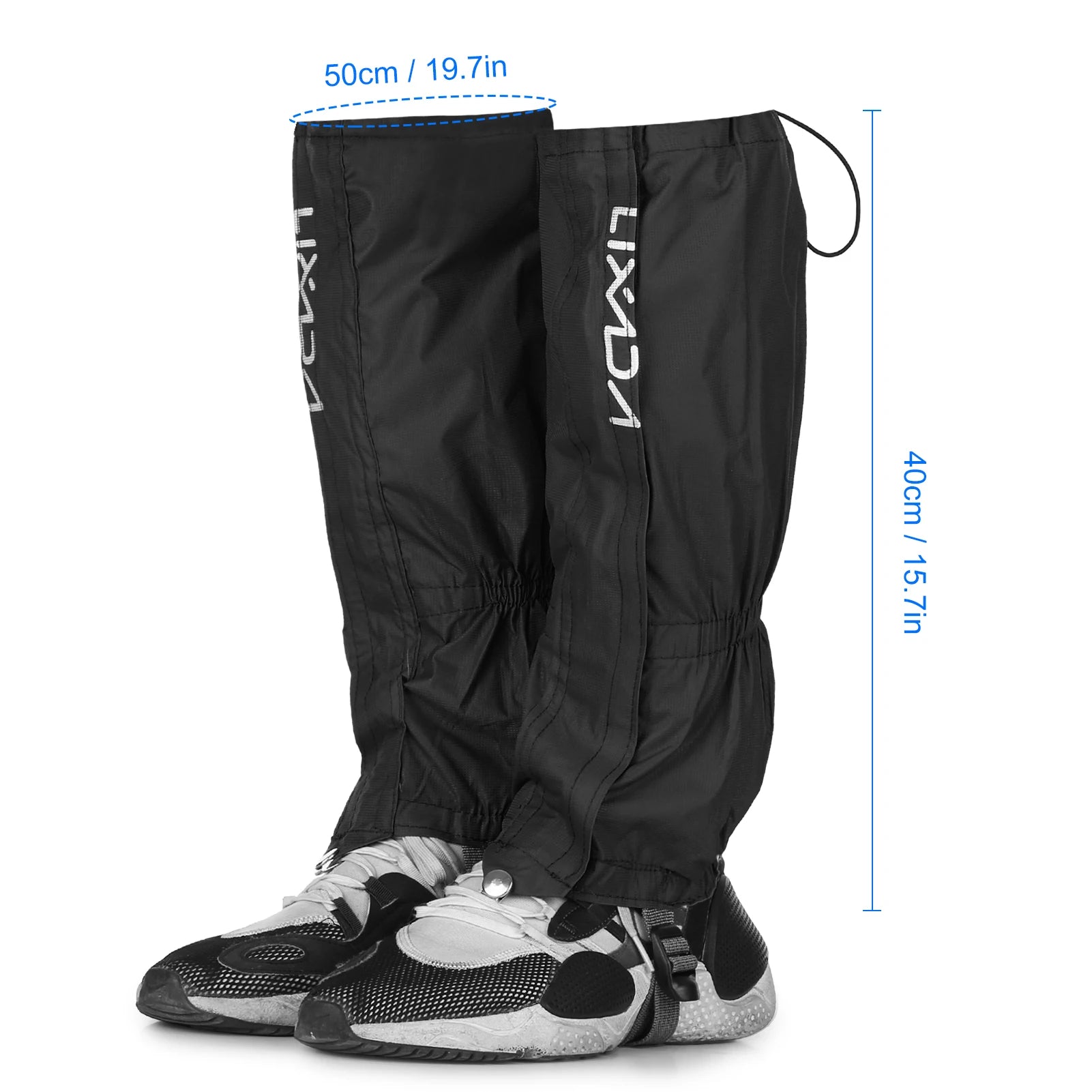 Water Resistant Leg Gaiters &ndash; Zippered Closure For Easy Fit