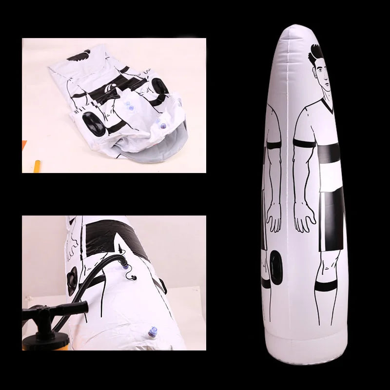 1.75m Adult Inflatable Football Training Goal &ndash; Durable PVC Design