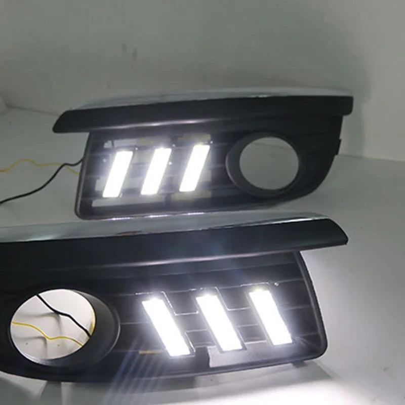 VW Jetta MK5 Sagitar LED DRL Rūko Žibintų Dangtelio Rėmelio Rinkinys