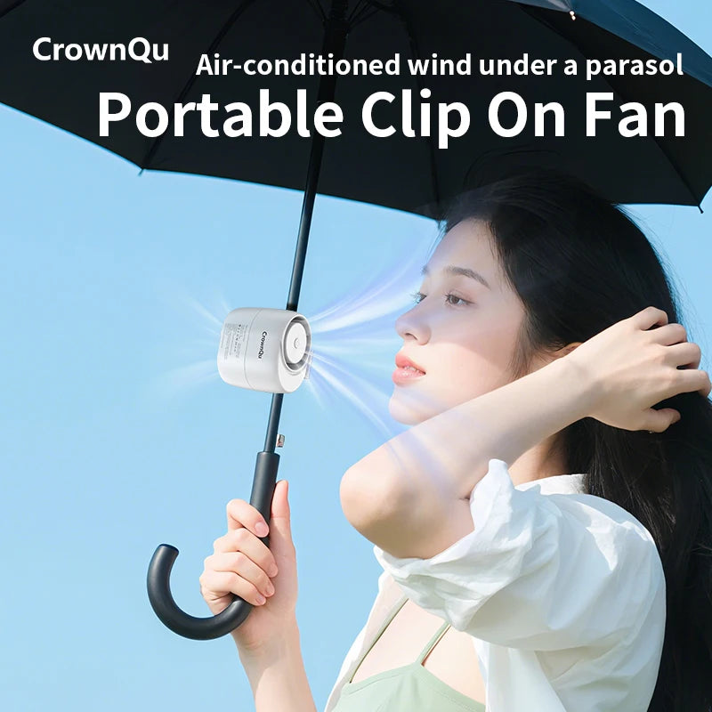 Portable Waist Clip Fan &ndash; 360 Degree Adjustable Strong Wind