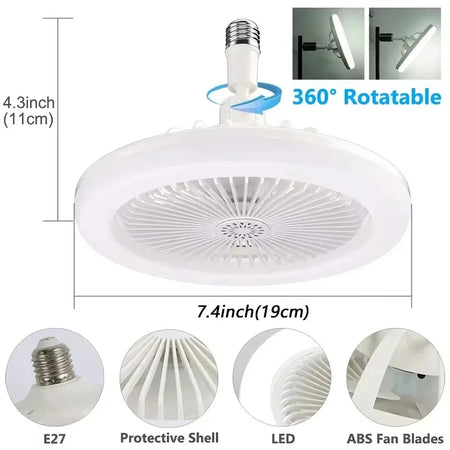 3in1 Modern 30W Aromatherapy Fan Lamp &ndash; Remote Control