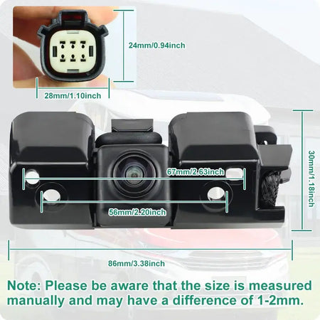 Rear View Backup Camera With ABS Housing for Chevrolet GMC Silverado Sierra by InterCyprus Trading Ltd