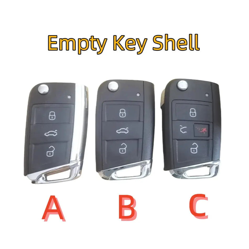 For Seat Car MQB 3/4 Button Flip Remote Key Shell HU66 HAA Blade for VW Tiguan A7 MQB Golf VII Golf7 Golf MK7 for Skoda Octavia by InterCyprus Trading Ltd