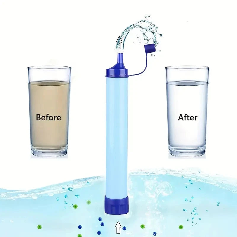 NoEnName_Null Personal Straw Water Filter - Ultimate Outdoor Survival Purifier
