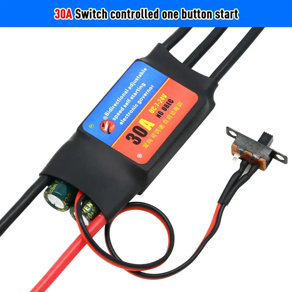 ZMR 2-6S 30A 60A ESC Bidirectional Self Starting Brushless Electric Regulation Speed Controller ESC for DIY Tools by InterCyprus Trading Ltd