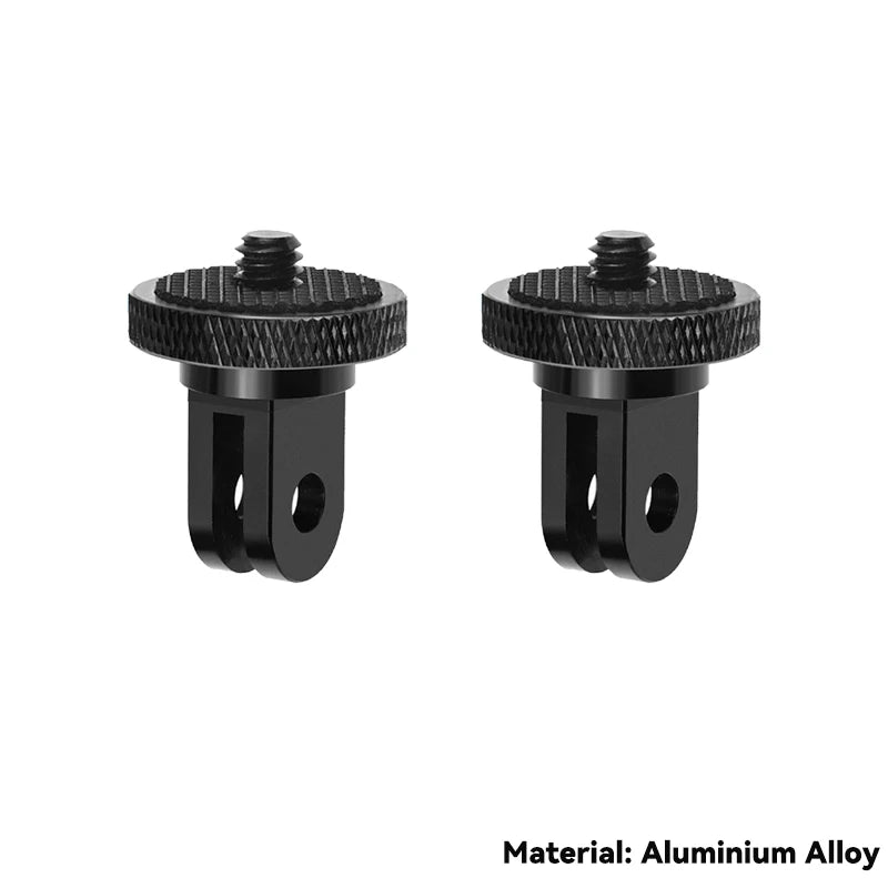 1/4 Inch Screw Tripod Adapter 360 Rotating Mount Holder for GoPro &amp; DJI Cameras 2 PCS Aluminium / CHINA