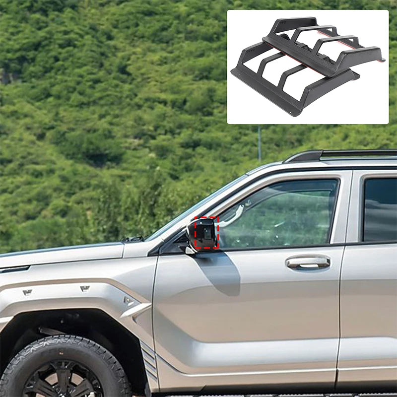 Κάλυμμα Μαύρου Καθρέφτη Οπισθοπορείας από Χάλυβα Άνθρακα για Tank 400 2023