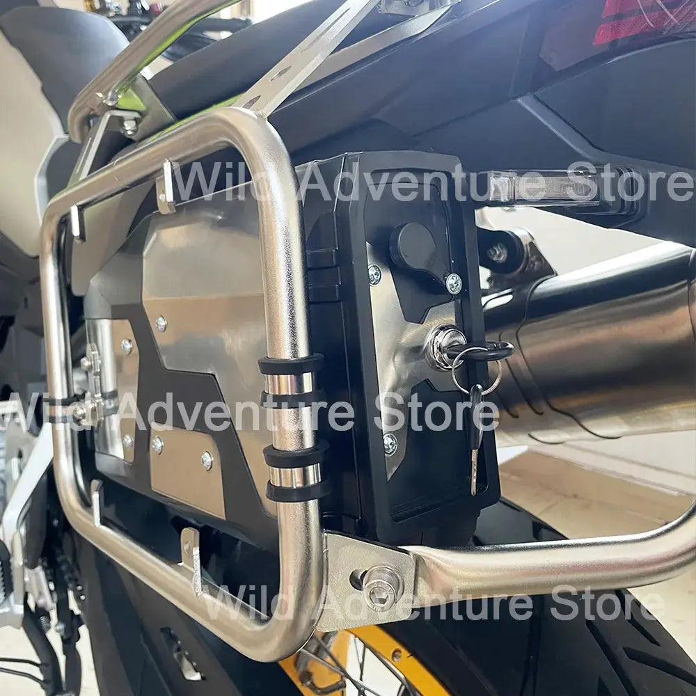 For VOGE DS900X DSX900 Motorcycle Aluminum Toolbox 900 DSX 900 DSX900 Left Side Waterproof Tool Box Tool Box Toolbox Accessories by InterCyprus Trading Ltd