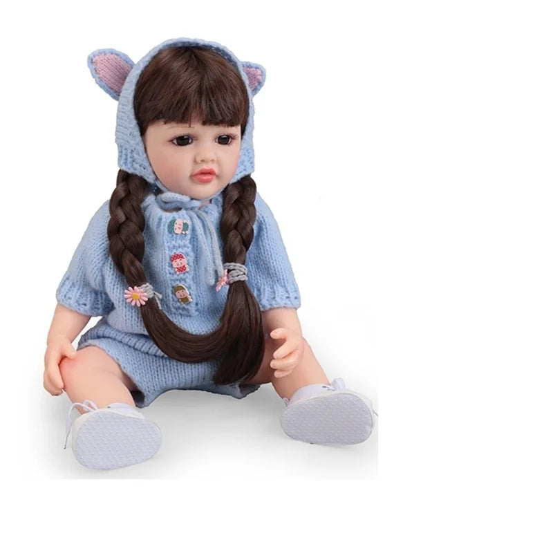 Conjunto de Regalo de Muñeca de Bebé Recién Nacido Realista de Toylinx de Vinilo Suave