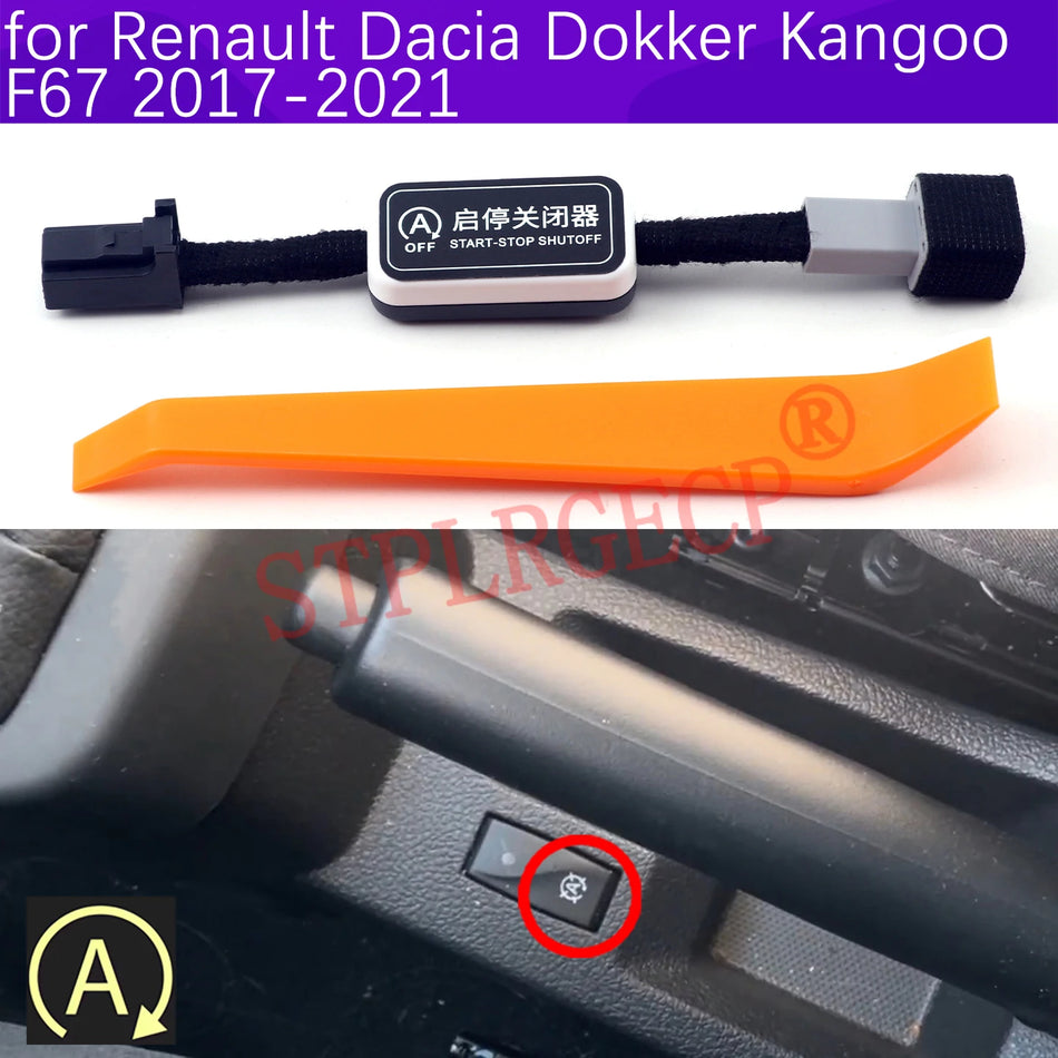 Automatinio sustabdymo ir paleidimo perjungimo mygtukas Renault Dacia Dokker Kangoo F67