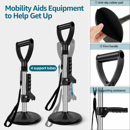 Adjustable Standing Aid &ndash; Non-Slip Mobility Support for Elderly