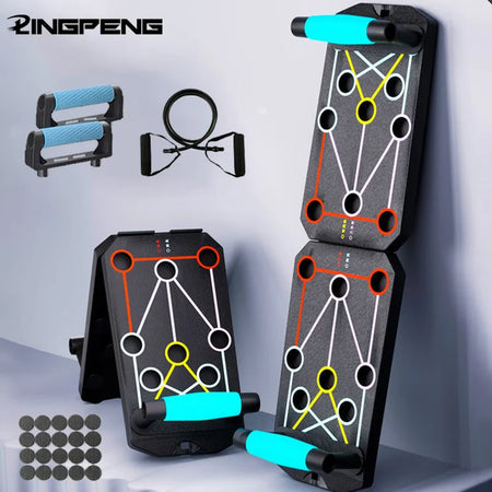 Folding Push Up Board &ndash; Portable Fitness Training Table