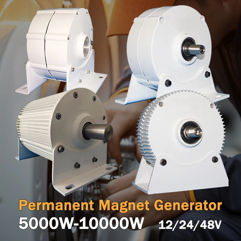 Generatore Eolico a Magneti Permanenti Senza Ingranaggi 6KW 12V