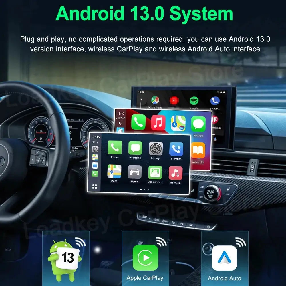 Carlinkit Android 13 TV Box With Wireless CarPlay Auto 4G