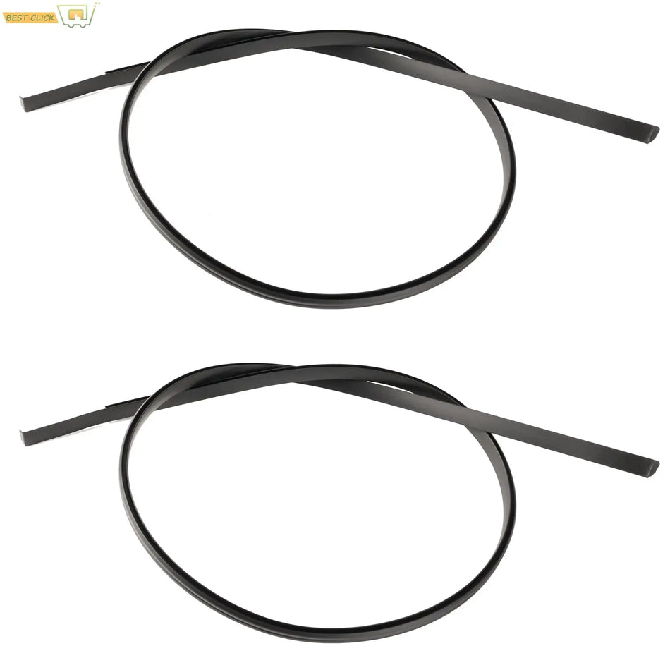 2PCS For Toyota Prius C 2012-2021 Roof Rubber Drip Moulding Seal Strip 75552-52190 75551-52210 by InterCyprus Trading Ltd