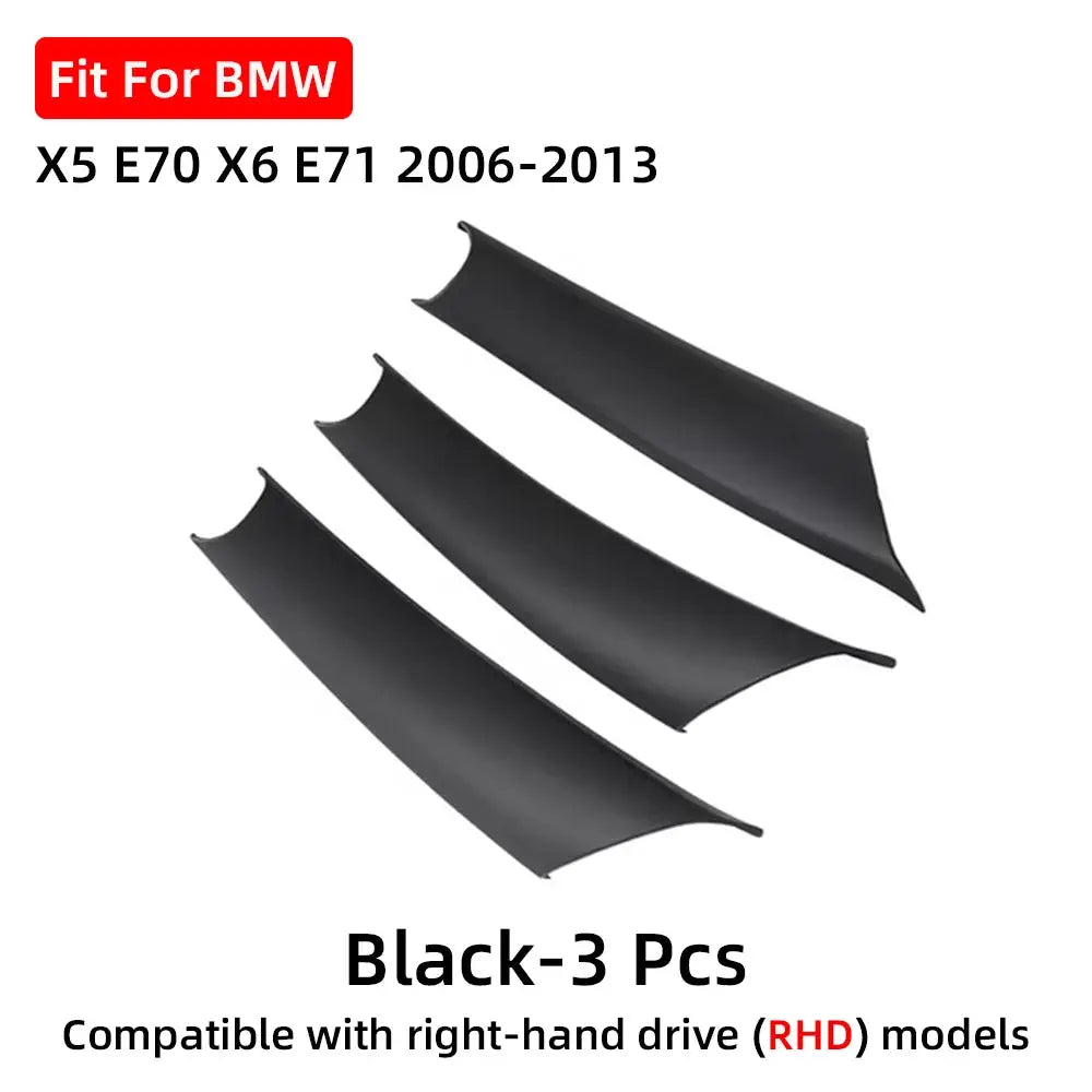 For BMW X5 E70 X6 E71 2006-2013 LHD RHD Door Handle Pull ABS Inner Trim Cover Black Beige Carbon Look by InterCyprus Trading Ltd
