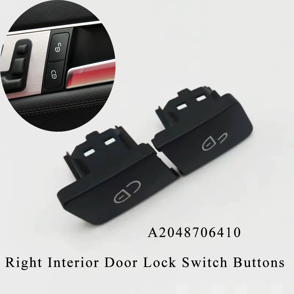 Door Lock Switch Set for Mercedes Benz W204 W212 C207 W177 by InterCyprus Trading Ltd