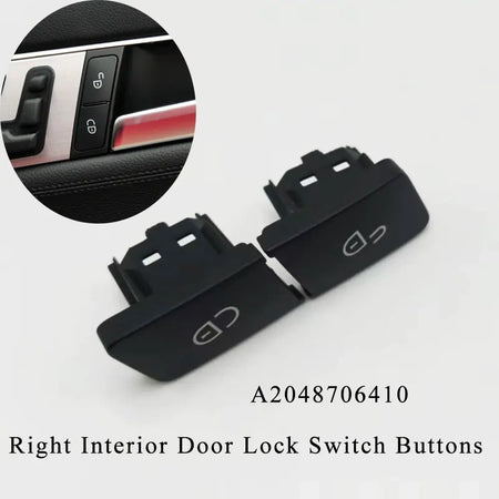 Door Lock Switch Set for Mercedes Benz W204 W212 C207 W177 by InterCyprus Trading Ltd