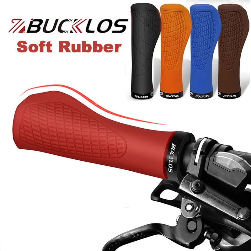 BUCKLOS Lockable Shock-Absorbing Bicycle Handlebar Grips