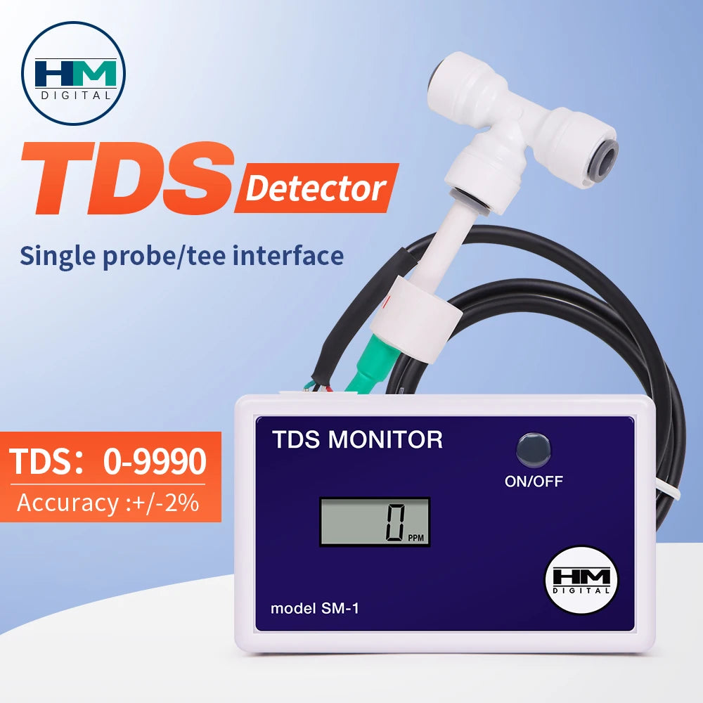 Online Water Quality Tester EC TDS Meter - Dual EC TDS SM1 TDS Detector