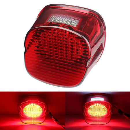 LED Tail Light Brake Lamp Driving Light with License Plate Light LED Taillight for Sportster/Softail/Touring/Dyna by InterCyprus Trading Ltd
