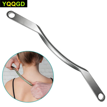Gua Sha Stainless Steel Tool &ndash; M-Shaped Design for Versatile Massage