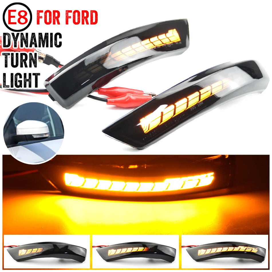 Luces de Espejo Lateral Secuenciales Dinámicas LED para Ford Focus Mk4 ST
