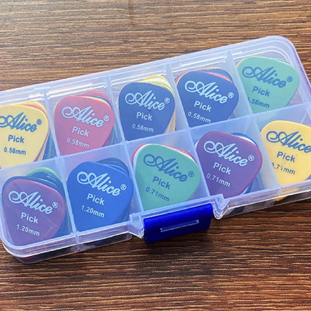Multicolor Guitar Picks 24 Pieces ABS Plastic &ndash; Versatile