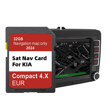 Navigation Gen4 Maps Europe UK 2024 Kia - 32GB Card for KIA Compact 4.X