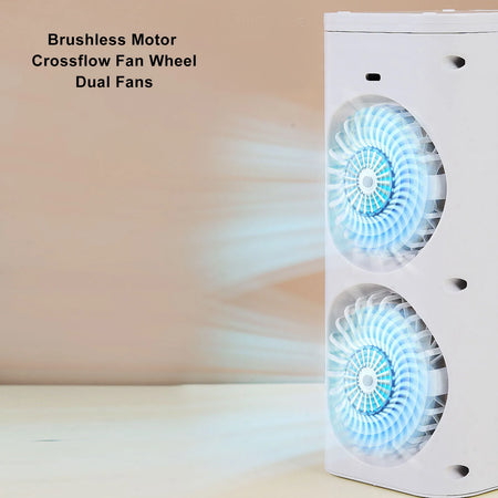 Portable Desktop Air Conditioner Fan with Night Light - Energy Efficient Cooling for Homes &amp; Offices