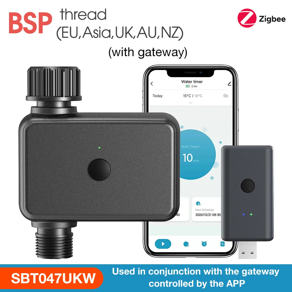 Tuya Zigbee Water Timer 1 Zone &ndash; Programmable Irrigation Zigbee with hub EU