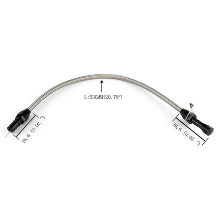 530 MM Flexible Stainless Transmission Dipstick For GM Chevy TH-400 TH-350 Turbo SBC BBC 350 400 by InterCyprus Trading Ltd