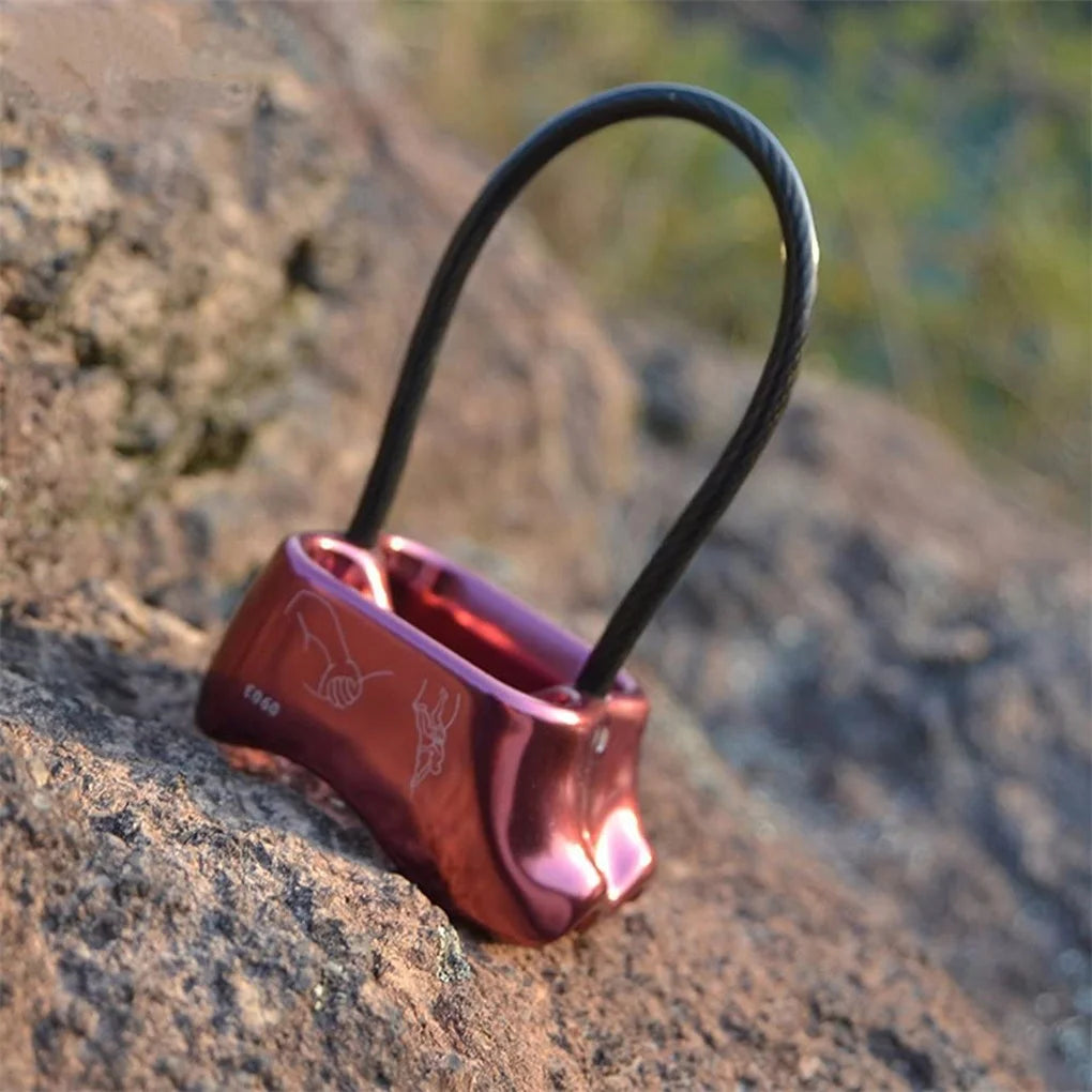 Rock Climbing Belay Rappel Device &ndash; Sturdy Alloy Build