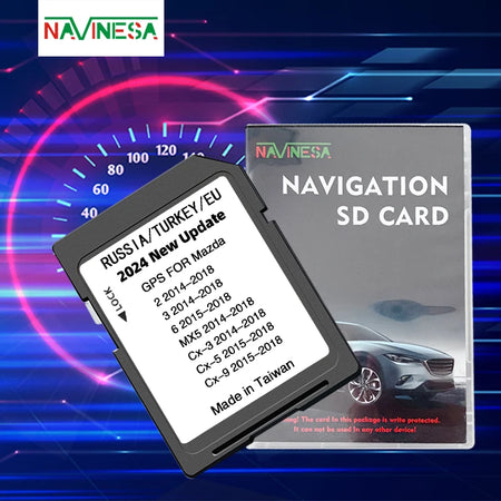 GPS 16GB Navi Card Mazda 2 3 6 CX3 CX5 CX9 MX5 &ndash; Maps 2024 16GB-Mazda236 CX359