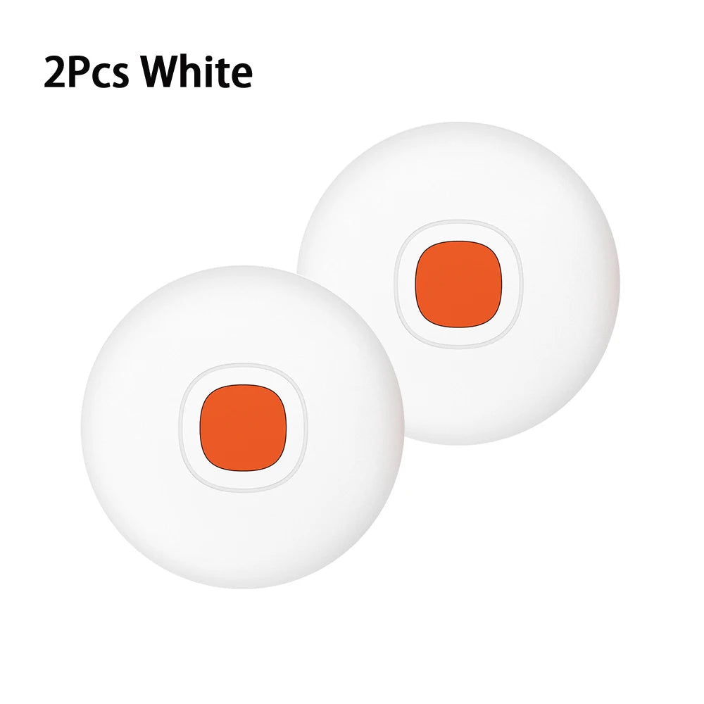 AKAMATE AD002 GPS Tracker Tag &ndash; Android Bluetooth Locator 2Pcs White