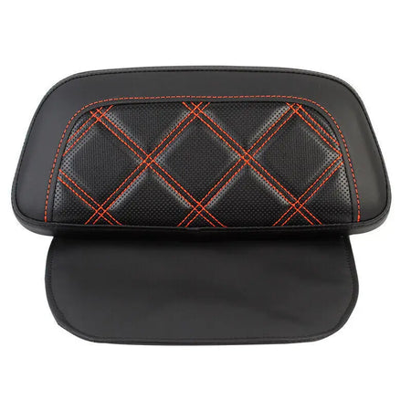 Motorcycle Razor Chopped Pack Trunk Backrest Pad &ndash; Premium Synthetic Leather Comfort