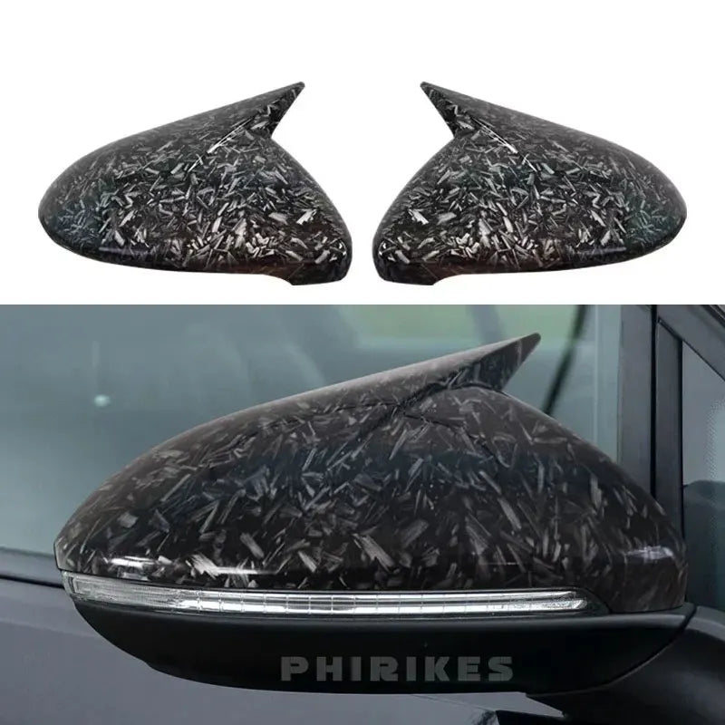 Накладка на заднее зеркало в углеродном стиле для VW Golf 7 2014-2020