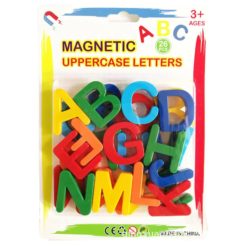Magnetic Alphabet Learning Letters for Kids - 26pcs 26 Capital Letters