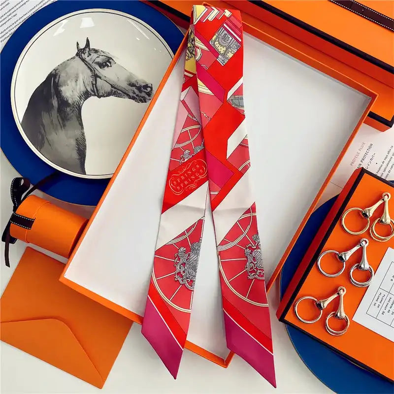 JTVOVOC Silk Scarf &ndash; Elegant Versatility for Any Outfit JZP016-03 / 5x85cm