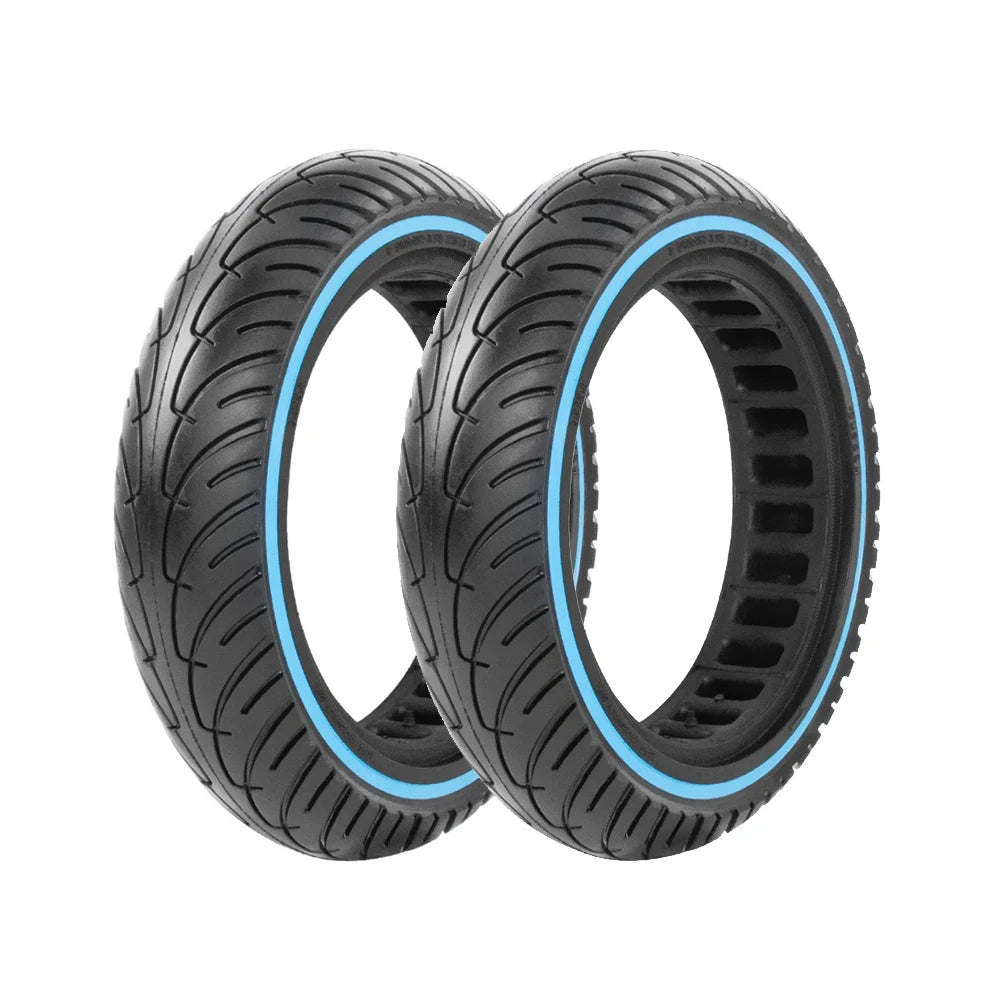 8.5 Inch Honeycomb Solid Tire for Xiaomi M365 - Shockproof 2 pieces blue