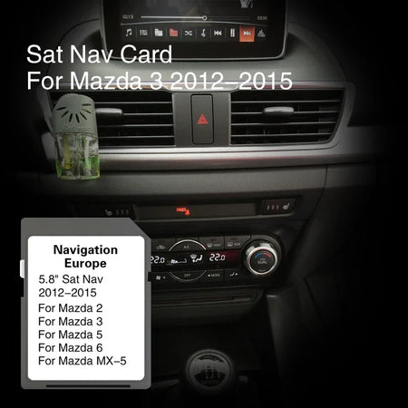 Mazda 3 2012-2015 SD Card Nav AVN1 &ndash; Europe Britain Maps CHINA / for MAZDA 3 2012