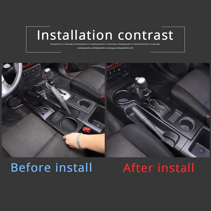 ABS Matte Black Interior Panel Sticker Toyota FJ Cruiser