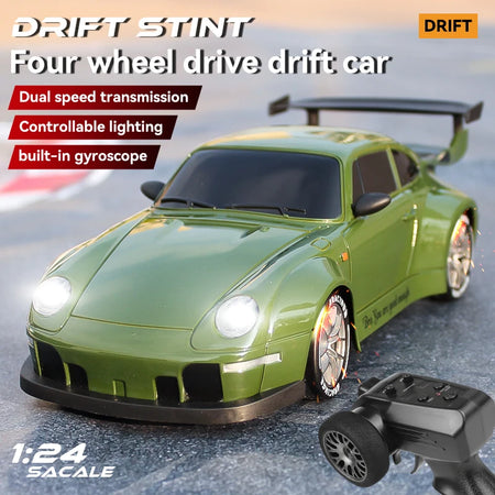 2.4G 4WD 1:24 RC Drift Racing Car - Full Throttle Pro