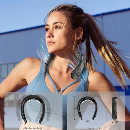 New Quad-Core USB Neck Fan &ndash; Vaneless Turbine Design