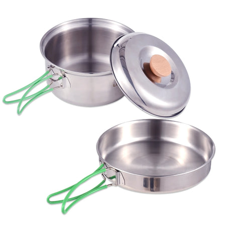 LIXADA Collapsible Camping Cookware &ndash; Ultra Lightweight pan pot