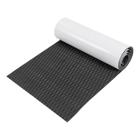 90.55x21.65in Black Grey EVA Boat Mat &ndash; Non-Skid Carpet