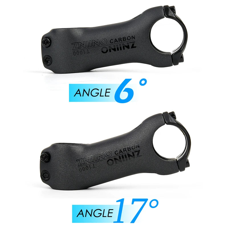 Zniino T1000 Carbon MTB Stem Lightweight Carbon Fiber for Precise Handling on Road and Mountain Bikes