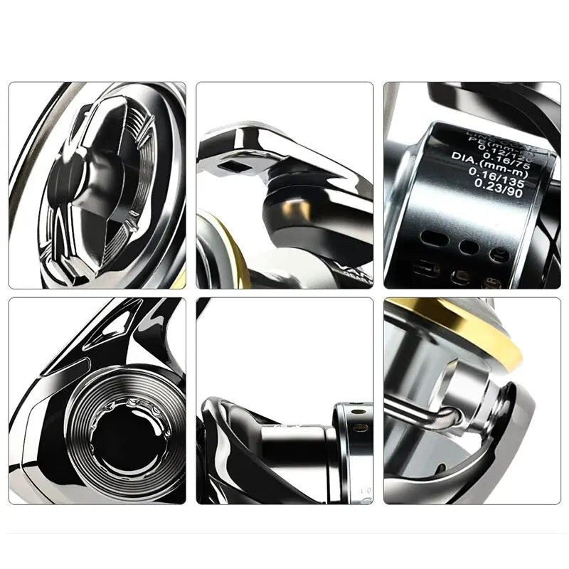 MEREDITH VANPES Fishing Reel - Rust-Free, Smooth, 8Kg Power